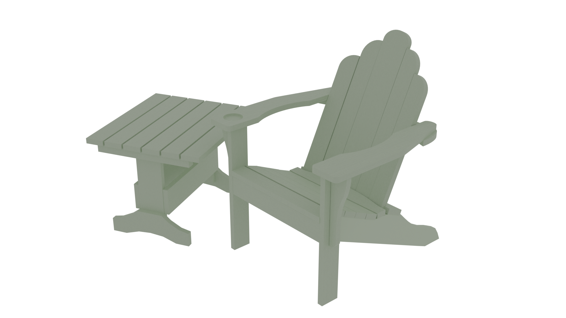 Adirondack Chair & Table preview image 2
